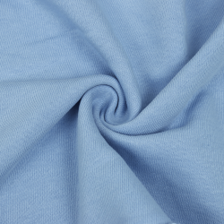 Ткань Футер 3-х нитка, Петля, цвет Светло-Голубой (на отрез)  в Симферополе
