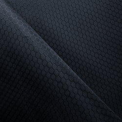 Ткань Оксфорд 300D PU Рип-Стоп СОТЫ, цвет Черный (на отрез)  в Симферополе