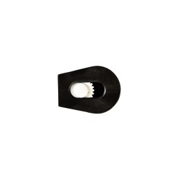Зажим для шнура 4 мм KL цвет Чёрный + Белый (поштучно)  в Симферополе