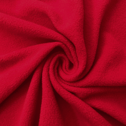 Флис Односторонний 130 гр/м2, цвет Красный (на отрез)  в Симферополе