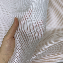 Сетка 3D трехслойная Air mesh 160 гр/м2 (Ширина 150см), цвет Белый (на отрез) в Симферополе