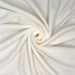Ткань Флис Односторонний 130 гр/м2 (Ширина 150см), цвет Кремовый (на отрез) в Симферополе