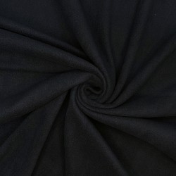 Ткань Флис Односторонний 130 гр/м2 (Ширина 150см), цвет Черный (на отрез) в Симферополе