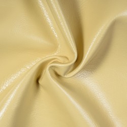 Ткань Дерматин (Кожзам) для мебели (Ширина 138см), цвет Кремовый (на отрез) в Симферополе