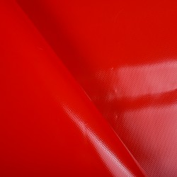 Ткань ПВХ 450 гр/м2, Красный (на отрез)  в Симферополе