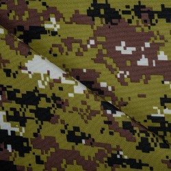 Ткань Oxford 600D PU (Ширина 1,48м), камуфляж Цифра Зеленая (на отрез) в Симферополе