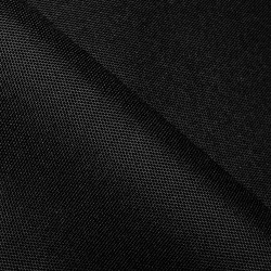 Прорезиненная ткань Оксфорд 600D ПВХ, Черный (на отрез)  в Симферополе