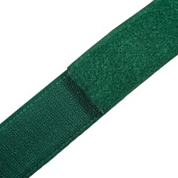 Контактная лента 40мм (38мм) цвет Зелёный (велькро-липучка, на отрез)  в Симферополе