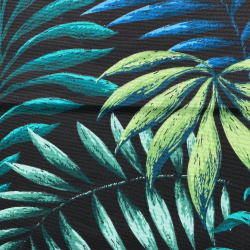 Интерьерная ткань Дак (DUCK), принт &quot;Тропические листья&quot; (на отрез)  в Симферополе