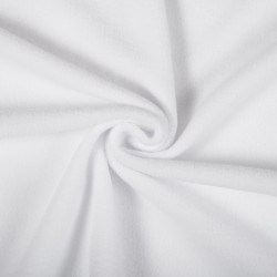 Ткань Флис Односторонний 180 гр/м2 (Ширина 150см), цвет Белый (на отрез) в Симферополе