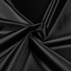 *Ткань Оксфорд 210D PU, цвет Черный (на отрез)  в Симферополе
