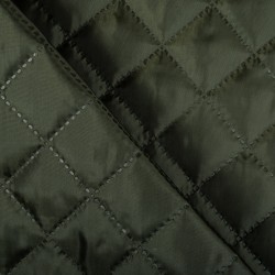 Стеганая подкладочная ткань с синтепоном (100гр/м2), цвет Хаки (на отрез)  в Симферополе