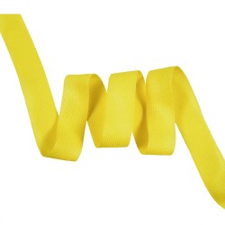 Окантовочная лента-бейка, цвет Жёлтый 22мм (на отрез)  в Симферополе